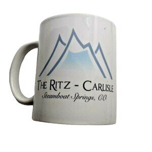 The Ritz Carlisle Coffee Cup Mug Steamboat Springs Colorado Ski Resort